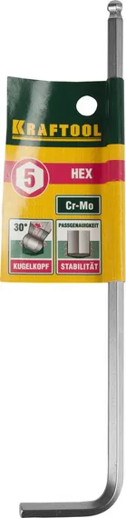 KRAFTOOL Hex 5, длинный имбусовый ключ (27437-5)
