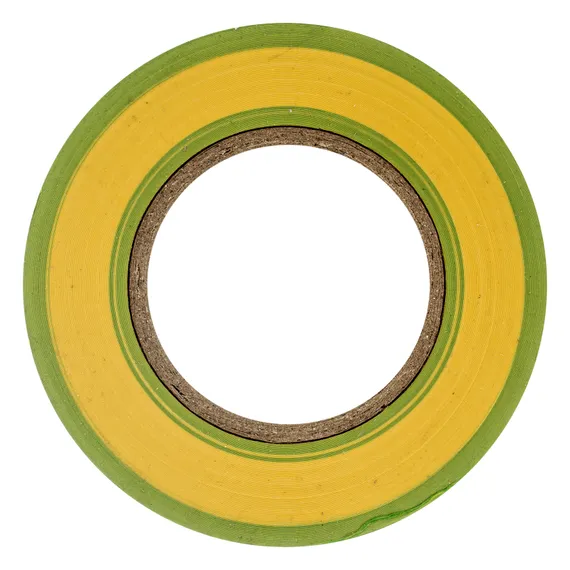 Изолента ПВХ, 19 мм х 20 м, желто-зеленая, 150 мкм Matrix