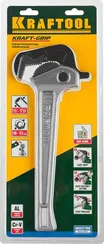 KRAFTOOL MASTERGRIP, 1.5″, 18 - 51 мм, 330 мм, быстрозажимной трубный ключ (27365-14)