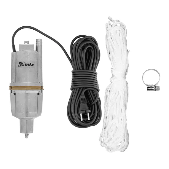 Вибрационный насос VP-300B-10, нижний забор, 300 Вт, напор 75 м, 1200 л/ч, кабель 10 м MTX