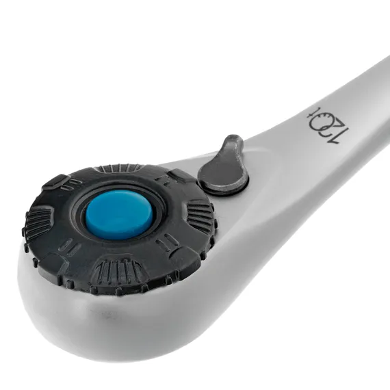 Набор торцевых головок, трещотка 120 зубьев, 1/4", CrV, 36 предметов Gross