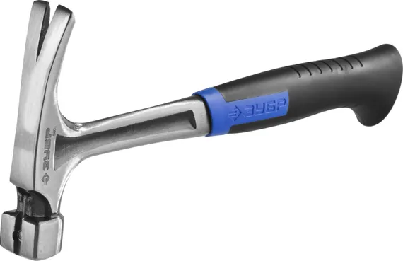 ЗУБР Профессионал 560 г, цельнокованый столярный молоток-гвоздодёр (20258-580)