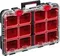 KETER STACKNROLL, 525 х 345 х 147 мм, (21″), пластиковый ящик-органайзер с 10 регулируемыми ячейками (38399)