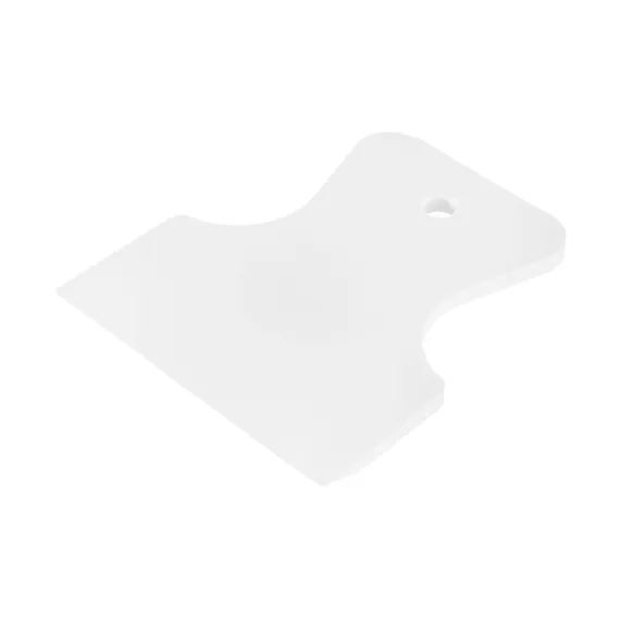 Шпатель, белая резина, 80 мм Сибртех