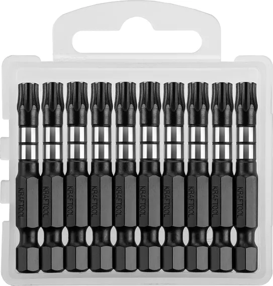 KRAFTOOL Impact TX30, 50 мм, 10 шт, ударные биты (26195-30-50-S10)