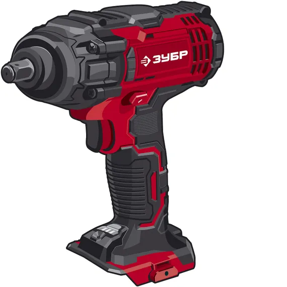 Гайковерт ударный, ЗУБР С1-18, 18 В, 400 Н·м, без АКБ, (ГУЛ-410)