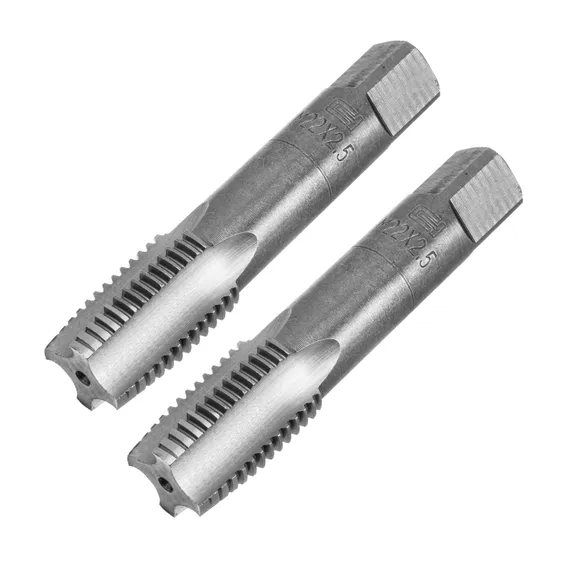 Метчик ручной М22 х 2.5 мм, комплект из 2 шт Сибртех