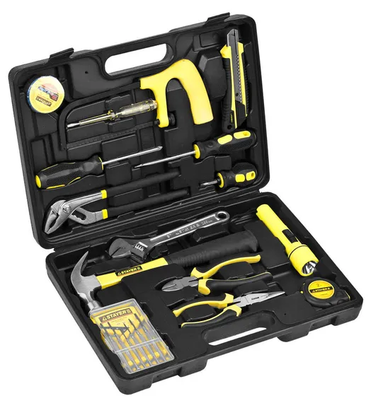 STAYER Механик, 15 предм., набор инструментов для ремонтных работ (22052-H15)