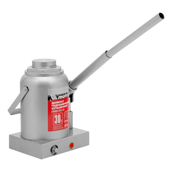Домкрат гидравлический бутылочный, 30 т, высота подъема 260-415 мм Matrix
