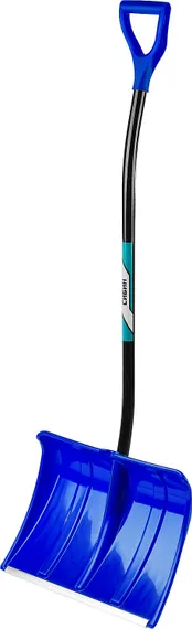 СИБИН ЛПА-500, снеговая лопата, алюминиевый черенок, пластиковый ковш 500мм (421847)