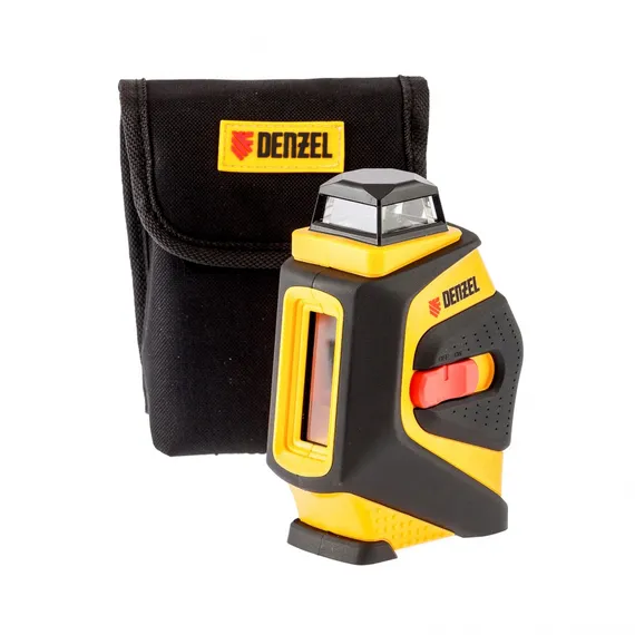 Лазерный уровень LX360, 20 м, ± 0,3 мм/1 м, горизонтальная и вертикальная плоскости, 360 град, 635 нм, резьба 1/4 Denzel