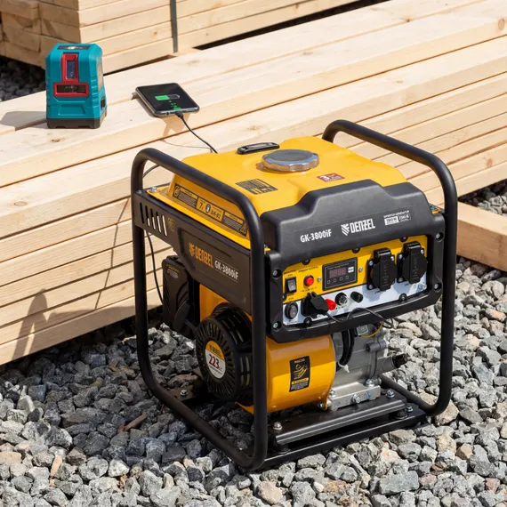 Генератор инверторный GK-3800iF, 3,8 кВт, 230 В, ручной старт DENZEL