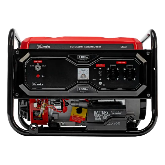 Генератор бензиновый RS-4000E, 3,3 кВт, 230В, электростартер MTX