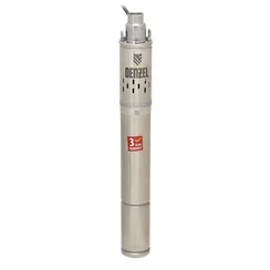 Скважинный насос DWS-3-75, винтовой, диаметр 3", 500 Вт, 1600 л/ч, напор 75 м Denzel
