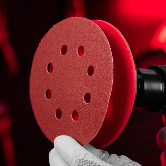 Насадка для дрели и УШМ с липучкой, 125 мм, твердая Matrix