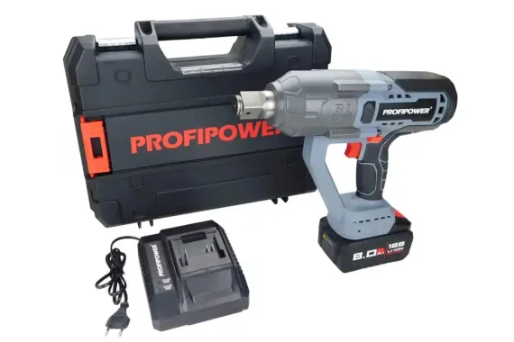 Аккумуляторный бесщеточный ударный гайковерт PROFIPOWER T-2500N E0189