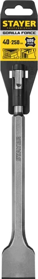 STAYER Gorilla Force, 40 х 250 мм, SDS-Plus, плоское зубило, Professional (29353-40-250)