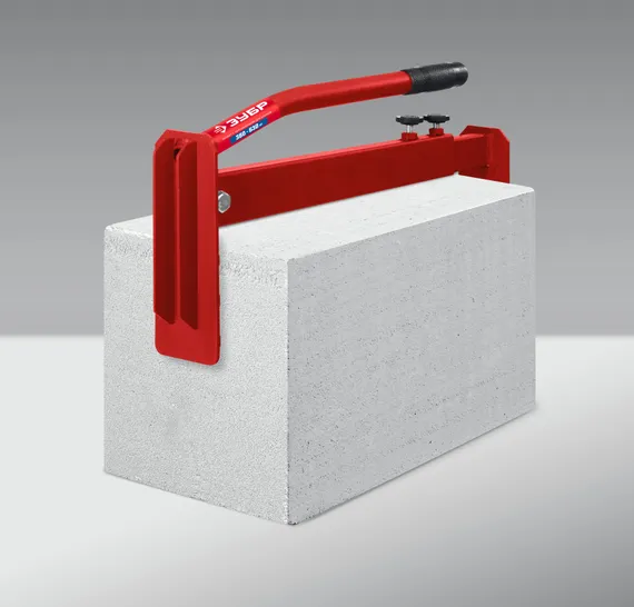 ЗУБР 380-630 мм, Захват для газобетонных блоков и кирпича (37550)