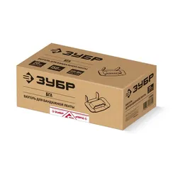 ЗУБР БГЛ 20 мм, бюгель для бандажной ленты нержавеющий, AISI 304, 150 шт, Профессионал (310265)