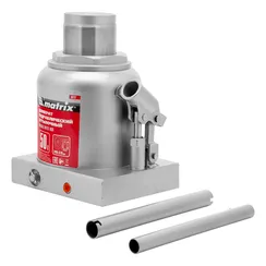 Домкрат гидравлический бутылочный, 50 т, высота подъема 240-370 мм Matrix