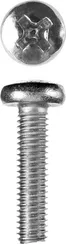 ЗУБР DIN 7985, кл. пр. 4.8, M6 х 25 мм, цинк, 5 кг, винт с полусферической головкой (303150-06-025)
