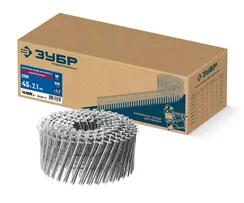 ЗУБР CSN 45 х 2.1 мм, барабанные гвозди для сайдинга оцинкованные, 14000 шт (305386-45)