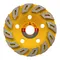 Чашка алмазная зачистная, 125 мм, Турбо Denzel