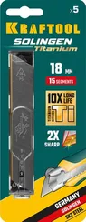 KRAFTOOL 18 мм, 5 шт, сегментированные лезвия (09606-TIN-18-S5)