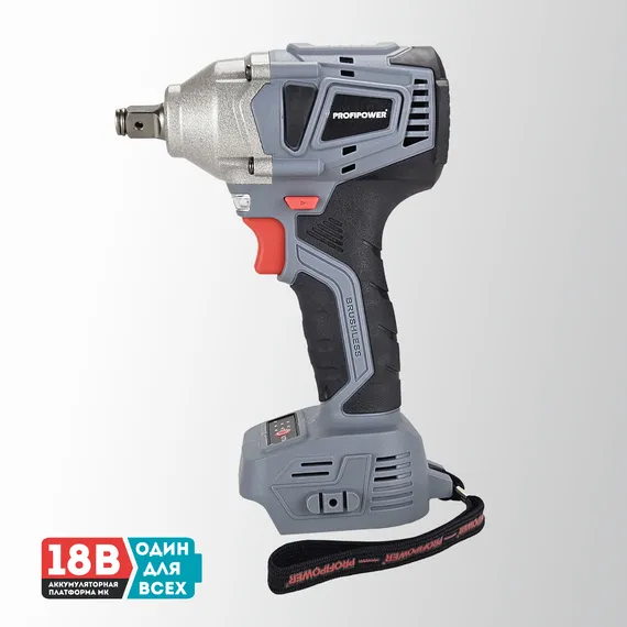 Гайковерт аккумуляторный PROFIPOWER MKDTW-18B E0163