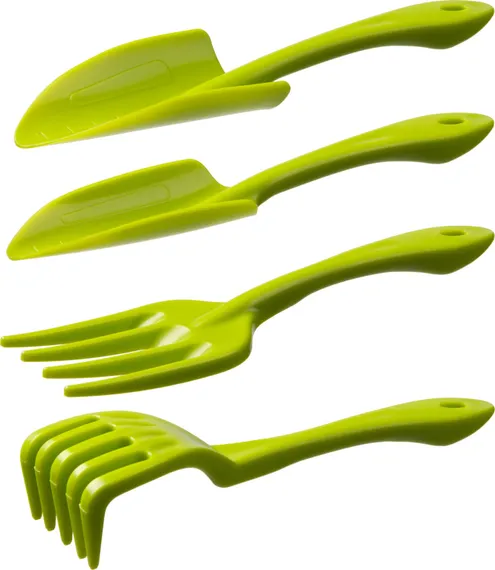 РОСТОК 4 предмета: вилка, грабельки, 2 совка, садовый набор (421429-H4)