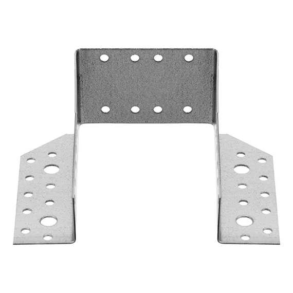 Опора бруса раскрытая, 2 мм, OBR R-100 х 140 х 76 мм, цинк Сибртех