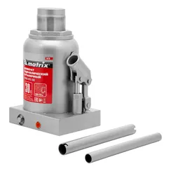 Домкрат гидравлический бутылочный, 30 т, высота подъема 260-415 мм Matrix