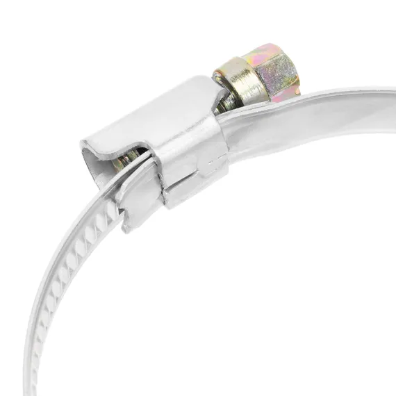 Хомуты металлические, Стандартное болтовое крепление 50-70 мм, 50 штук в упаковке, ширина 9 мм Сибртех