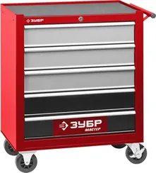 ЗУБР 688 х 458 х 812 мм, инструментальная тележка с 5 ящиками(38905-5)