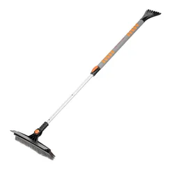 Щетка-сметка для снега со скребком телескопическая 900-1300 мм Stels
