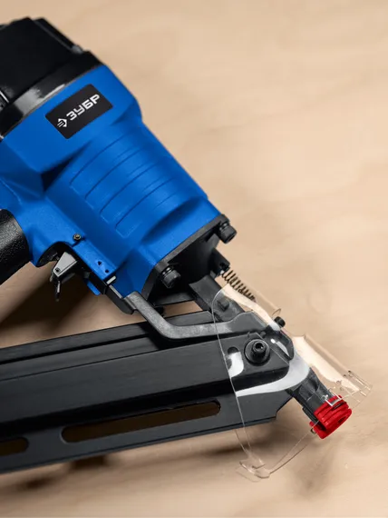 ЗУБР SN34-90, пневматический нейлер для реечных гвоздей ЗУБР SN34/D34 (50-90 мм), Профессионал (31924)