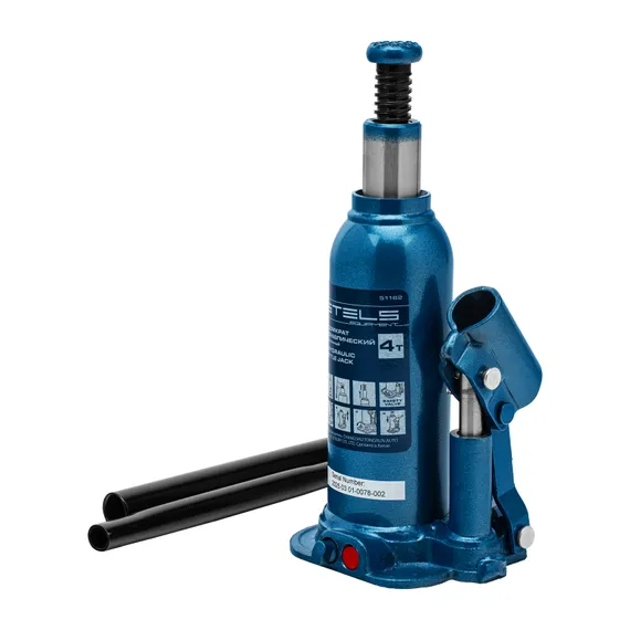 Домкрат гидравлический бутылочный, 4 т, h подъема 188-363 мм Stels