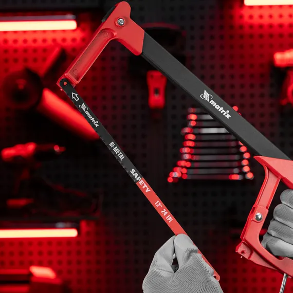 Полотна для ножовки по металлу, 300 мм, 24 TPI, биметаллическое, 2 шт Matrix