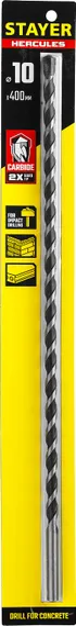 STAYER Hercules, 10 x 400 мм, cверло по бетону, Professional (2915-400-10)