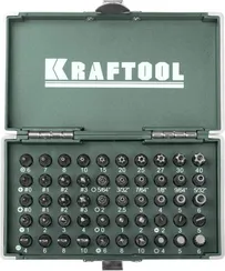 KRAFTOOL X-Drive, 50 шт, набор кованых торсионных бит (26065-H50)