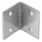 Уголок мебельный, 2 мм, 30 х 30 х 40 мм, цинк Сибртех