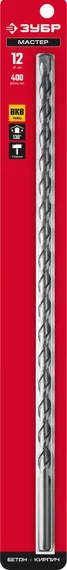 ЗУБР 12 x 400 мм, сверло по бетону (2922-400-12)