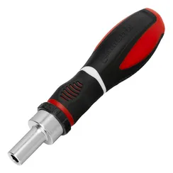 Отвертка реверсивная, набор бит, 12 шт, CrV Matrix