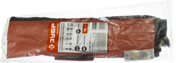 Набор комбинированных гаечных ключей 12 шт, 6 - 22 мм, ЗУБР