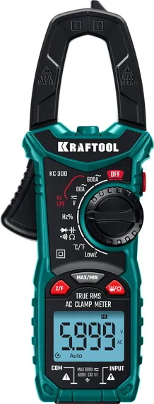 KRAFTOOL KC-300 Цифровые токовые клещи (59832)