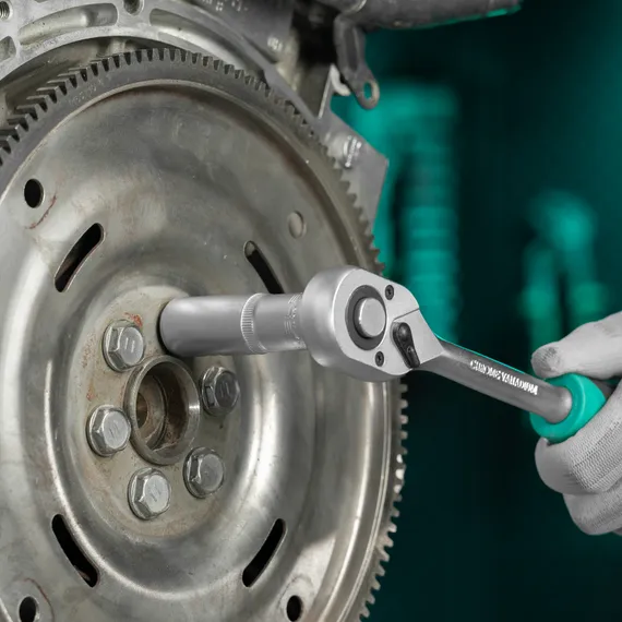 Головка торцевая удлиненная, 17 мм, шестигранная, CrV, под квадрат 1/2 Stels