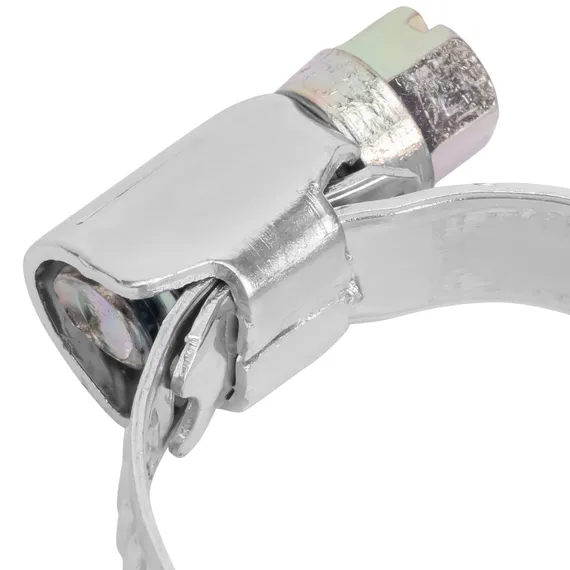 Хомуты металлические, Стандартное болтовое крепление 16-27 мм, 2 шт, ширина 9 мм Сибртех