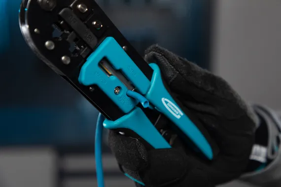 Клещи для обжима телефонных и компьютерных клемм RJ-45, 6P, 8P и RJ-11/12, 6P, 8P Gross