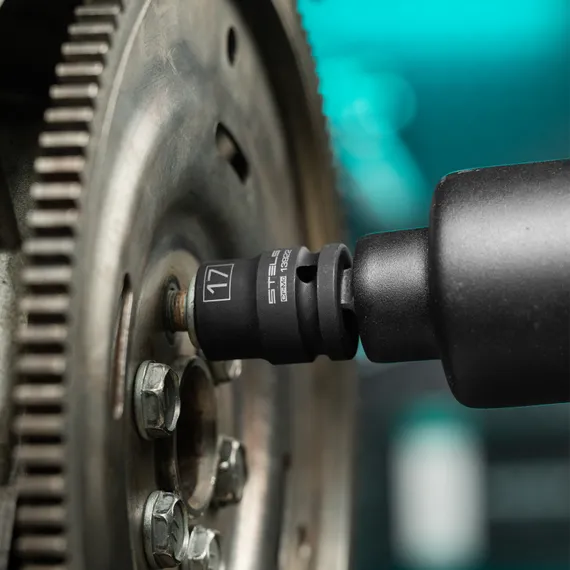 Головка ударная шестигранная, 17 мм, 1/2, CrMo Stels