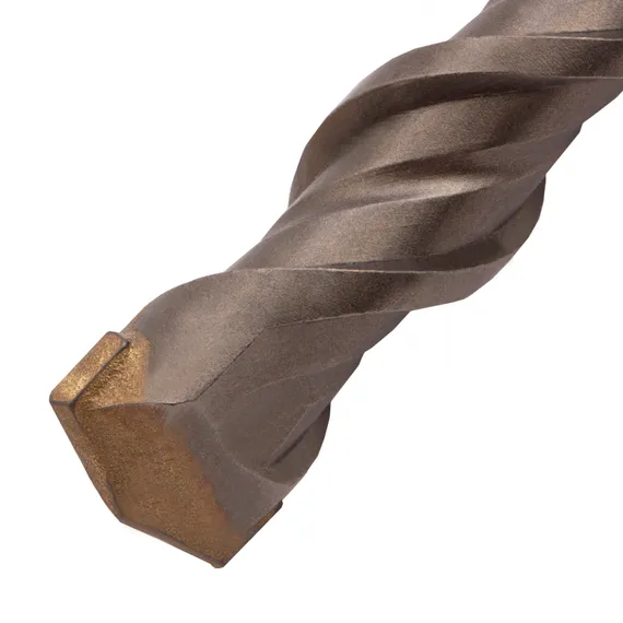 Бур по бетону, двойная спираль, три пылеотводящие кромки, 22 x 460 мм DENZEL